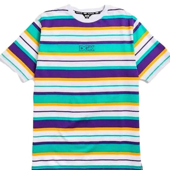 Dgk Day Dream Colorful Striped T-Shirt - Picture 2 of 6